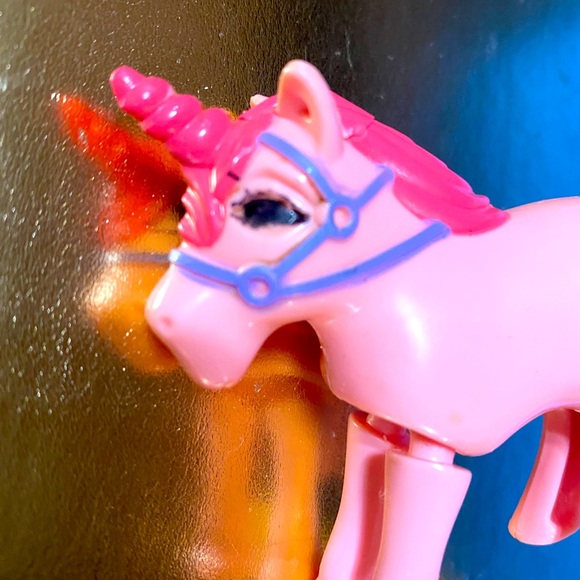 HAPPY HOOFERS PONIES VTG 90’s WIND UP UNICORN & PRANCING PONY TOYS 3” RARE - Picture 13 of 15